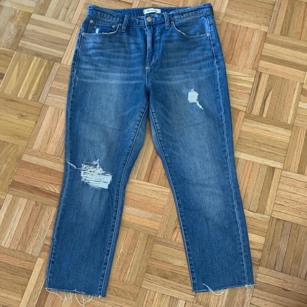 Madewell EUC High-Rise Slim BoyJean - Raw Hem - Women’s Size 28